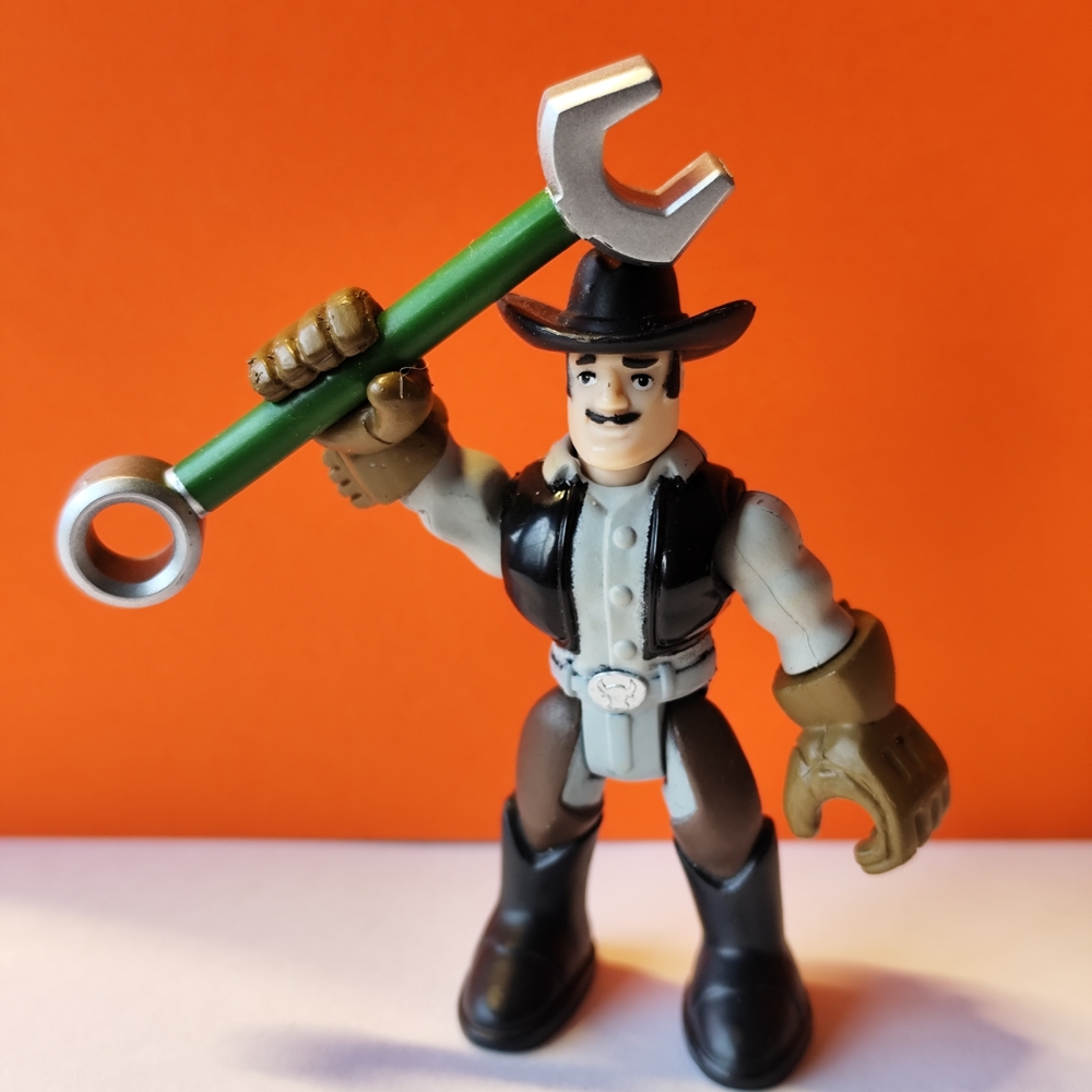 4/$20💥John Deere Gear Force Hank action figure